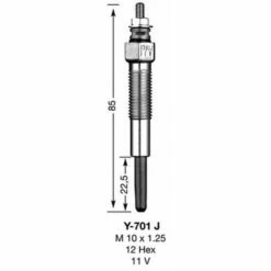 Bougie De Préchauffage NGK Y701J