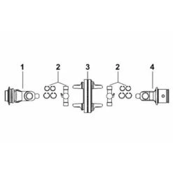 LEM SELECT Croisillon 75X27-91X24 Pour Cardan Homocinétique Catégorie 4 -Motoculteur et accessoire Soldes 14125006 3