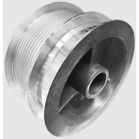 GREENCUT Grande Poulie Poly-v Dt 127mm Di: 21mm A:68mm (transmission) Pour Motoculteur 196CC-208CC 6 GREENCUT Grande Poulie Poly-v Dt 127mm Di: 21mm A:68mm (transmission) Pour Motoculteur 196CC-208CC – Image 4