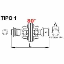 LEM SELECT Joint Homocinétique Cat. 6 Externe 1" 3/8 Z6 -Motoculteur et accessoire Soldes 19090693 2