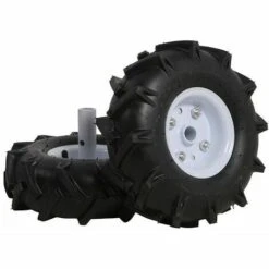 Roues Agraires 300x4 Texas Pour Motobineuse Et Motoculteur - Noir -Motoculteur et accessoire Soldes 19855278 2