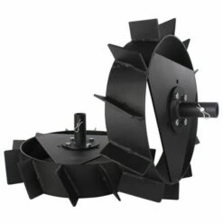 TEXAS Roues Métalliques 500x10 Pour Motobineuse Et Motoculteur - Noir