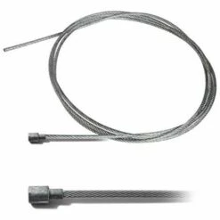 CYCLINGCOLORS Cable Souple Acier 2.5mm X 2.5m Tête Poire 6.5x6.5mm Motoculteur Tracteur Tondeuse Motoculture Accelerateur Frein Traction Embrayage