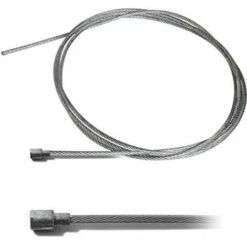 CYCLINGCOLORS Cable Souple Acier 2mm X 2.5m Tête Poire 6x6mm Motoculteur Tracteur Tondeuse Motoculture Accelerateur Frein Traction Embrayage