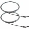 CYCLINGCOLORS 2x Cable Souple Acier Universel Tondeuse Manette Gaz Accélérateur 1900mm Tête En S Z Motoculture