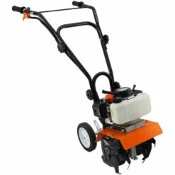 TMECH T-Mech Mini Motoculteur Moteur Essence à 2 Temps De 52cc, D’une Puissance De 3HP 1,65kW Avec Kit De Sécurité Et Trousse D’Outils Gratuits. - Noir#Orange -Motoculteur et accessoire Soldes 34349142 3