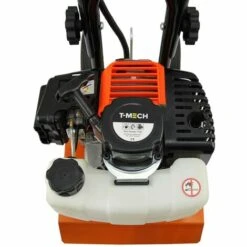 TMECH T-Mech Mini Motoculteur Moteur Essence à 2 Temps De 52cc, D’une Puissance De 3HP 1,65kW Avec Kit De Sécurité Et Trousse D’Outils Gratuits. - Noir#Orange -Motoculteur et accessoire Soldes 34349142 4