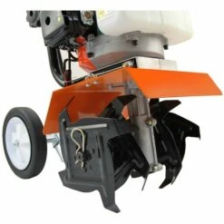 TMECH T-Mech Mini Motoculteur Moteur Essence à 2 Temps De 52cc, D’une Puissance De 3HP 1,65kW Avec Kit De Sécurité Et Trousse D’Outils Gratuits. - Noir#Orange -Motoculteur et accessoire Soldes 34349142 5