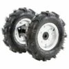 Kit 2 Roues Pneumatique Avec Moyeux Pour Motobineuse Et Motoculteur 400x8 LEA - Noir -Motoculteur et accessoire Soldes 36018048 1