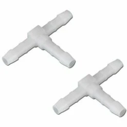 CYCLINGCOLORS 2x Raccord De Durite En T Diamètre 6mm Connecteur Tube Tuyau Carburant Essence Tracteur Tondeuse Voiture