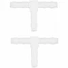 CYCLINGCOLORS 2x Raccord De Durite En T Diamètre 4mm Connecteur Tube Tuyau Carburant Essence Tracteur Tondeuse Voiture -Motoculteur et accessoire Soldes 54313196 1