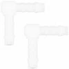 CYCLINGCOLORS 2x Raccord De Durite En L Diamètre 6mm Connecteur Tube Tuyau Carburant Essence Tracteur Tondeuse Voiture