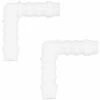 CYCLINGCOLORS 2x Raccord De Durite En L Diamètre 8mm Connecteur Tube Tuyau Carburant Essence Tracteur Tondeuse Voiture