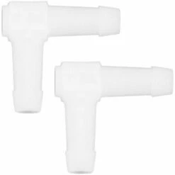 CYCLINGCOLORS 2x Raccord De Durite En L Diamètre 3mm Connecteur Tube Tuyau Carburant Essence Tracteur Tondeuse Voiture