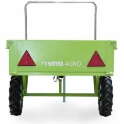 Motoculteur à Essence 5200 W 213 Cm³ 7CV 4T + Fraise + Remorque 242 X 100 X 127 Cm VITO -Motoculteur et accessoire Soldes 54901787 5