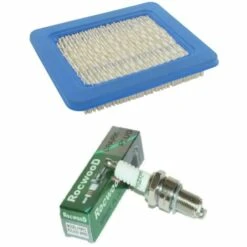 CYCLINGCOLORS Filtre à Air Briggs Et Stratton Et Honda GCV + Bougie F5RTC (équivalent NGK BPR5ES) Tondeuse Tracteur Motoculteur