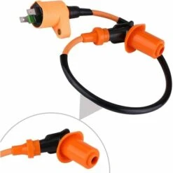 TANABATA Bobine D'allumage, Système D'allumage De Bougie D'allumage Pour Scooter ATV GY6 50CC 125CC 150CC -Motoculteur et accessoire Soldes 57178456 2