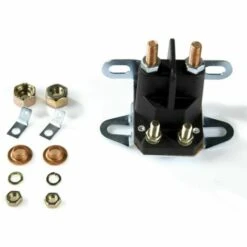 CYCLINGCOLORS Solénoïde De Démarrage Universel Commande Par 4 Poles 12V Tracteur Tondeuse Motoculture