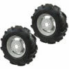 EMAK Paire De Roues 5.00x10 Motoculteur Oleo Mac / Staub