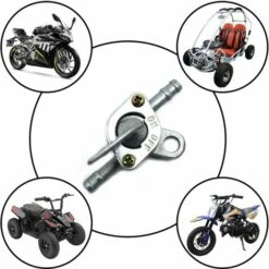 MèREÉTERNEL 2 Pièces Robinet Essence Motoculteur, Accessoires De Moto Pour 50 Cc 70 Cc 90 Cc 100 Cc 110 Cc Pit Quad Dirt Bike ATV (6 Mm) Ternel -Motoculteur et accessoire Soldes 67622030 5